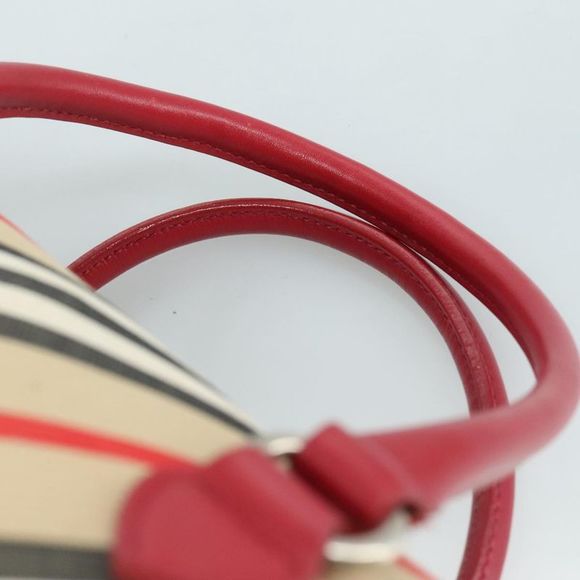 Burberry Nova Check Beige Canvas Handbag (Pre-Owned) - Picture 14 of 16